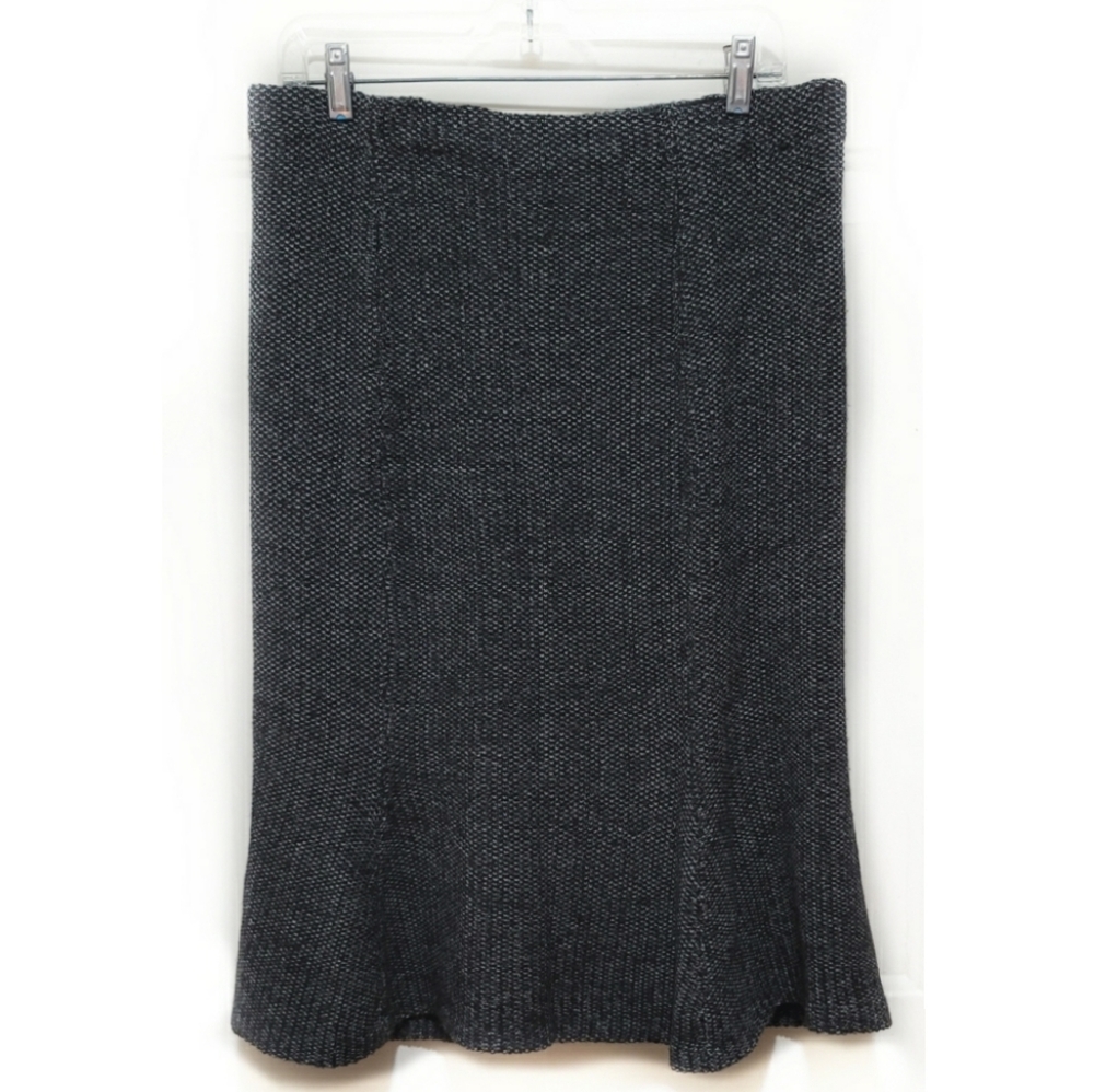 Lauren Ralph Lauren Dark Gray A-Line Skirt